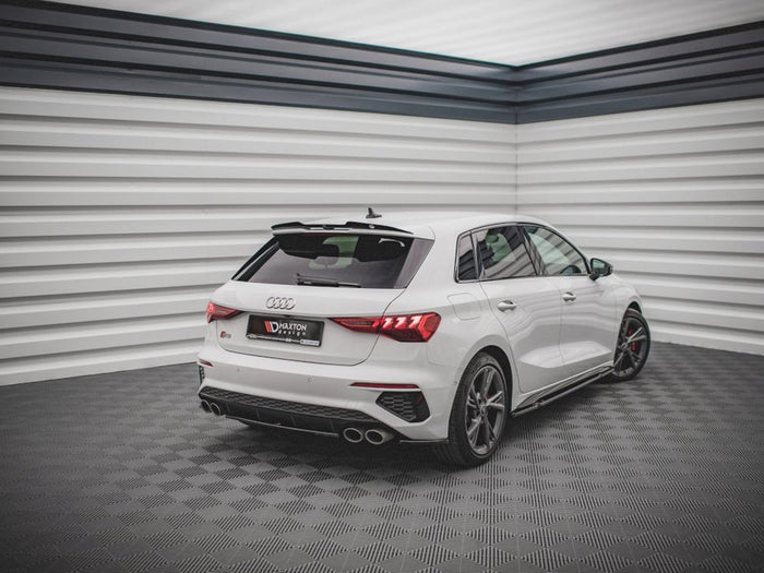 Audi S3 8Y (2020-) Central Rear Splitter - Maxton Design