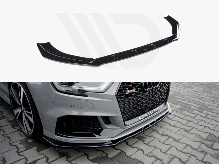Audi RS3 8V Facelift Sedan (2017-20) Front Splitter V.1 - Maxton Design