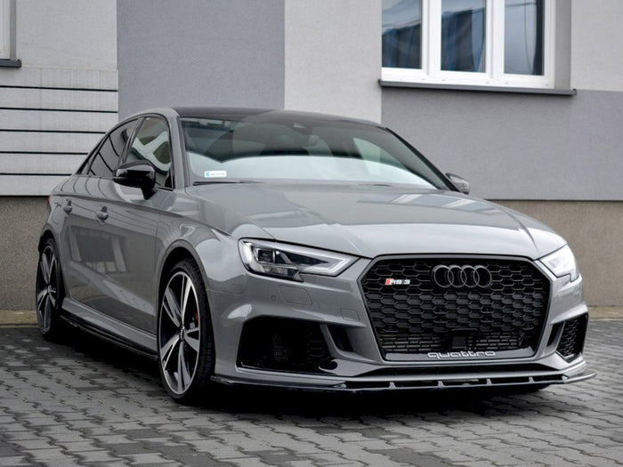 Audi RS3 8V Facelift Sedan (2017-20) Front Splitter V.1 - Maxton Design