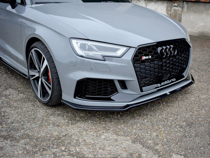 Audi RS3 8V Facelift Sedan (2017-20) Front Splitter V.2 - Maxton Design