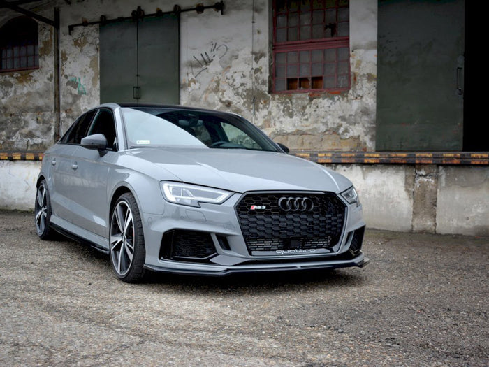 Audi RS3 8V Facelift Sedan (2017-20) Front Splitter V.2 - Maxton Design