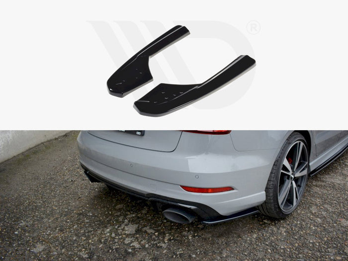Audi RS3 8V Facelift Sedan (2017-20) Rear Side Splitters - Maxton Design