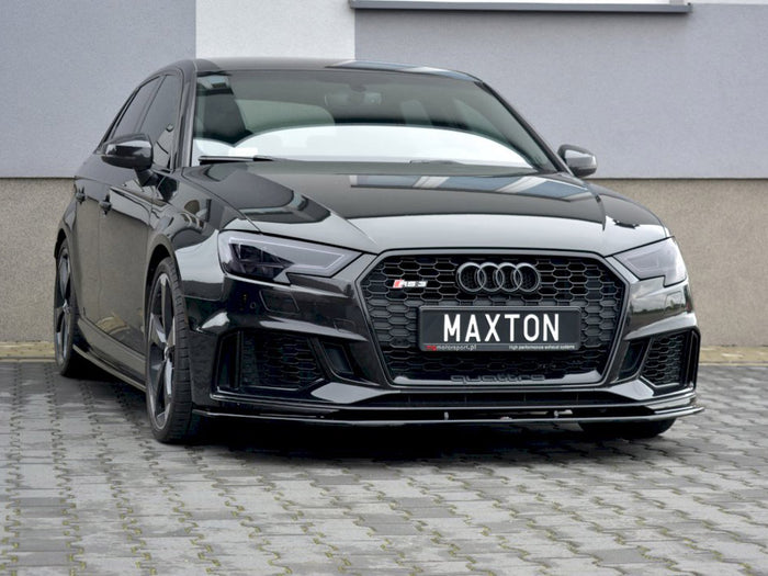 Audi RS3 8V Facelift Sportback (2017 - 20) Front Splitter V.1 - Maxton Design