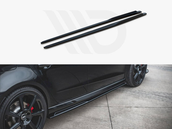 Audi RS3 8V Sportback Facelift (2017-UP) Side Skirts Diffusers V.2 - Maxton Design
