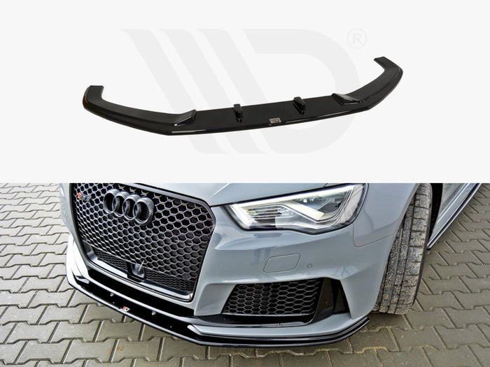 Audi RS3 8VA Sportback Pre-facelift (2015-2016) Front Splitter V.2 - Maxton Design