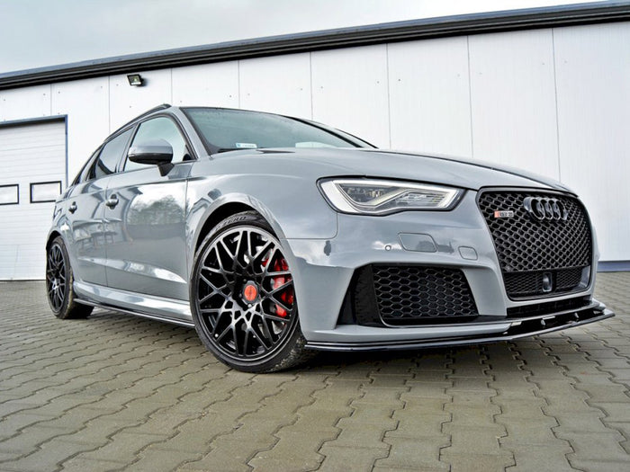 Audi RS3 8VA Sportback Pre-facelift (2015-2016) Front Splitter V.2 - Maxton Design