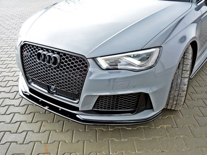 Audi RS3 8VA Sportback Pre-facelift (2015-2016) Front Splitter V.2 - Maxton Design