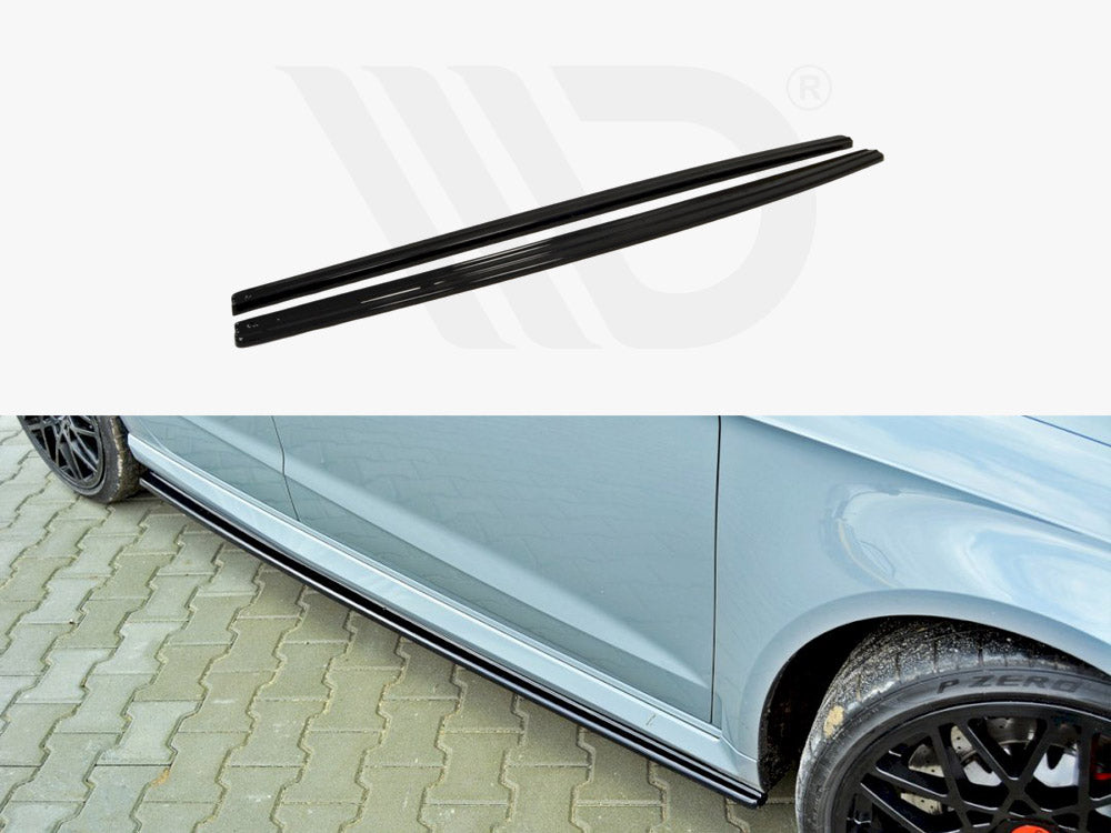 Side Skirts Diffusers Audi A4 B9 Facelift