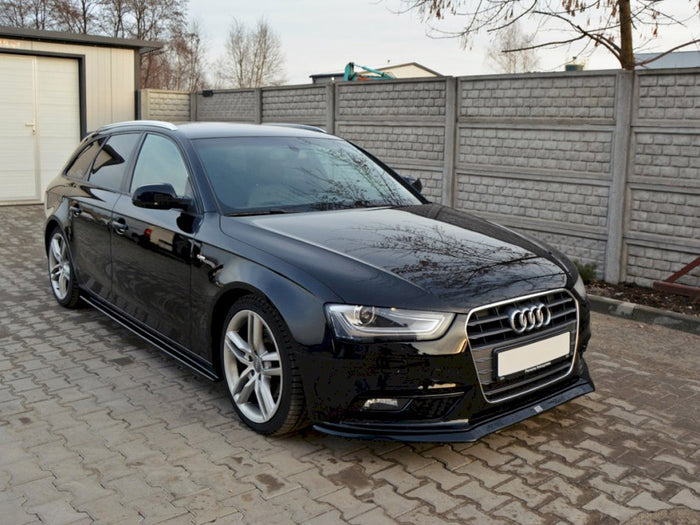 Audi A4 B8 (Facelift) Front Splitter V.2 - Maxton Design