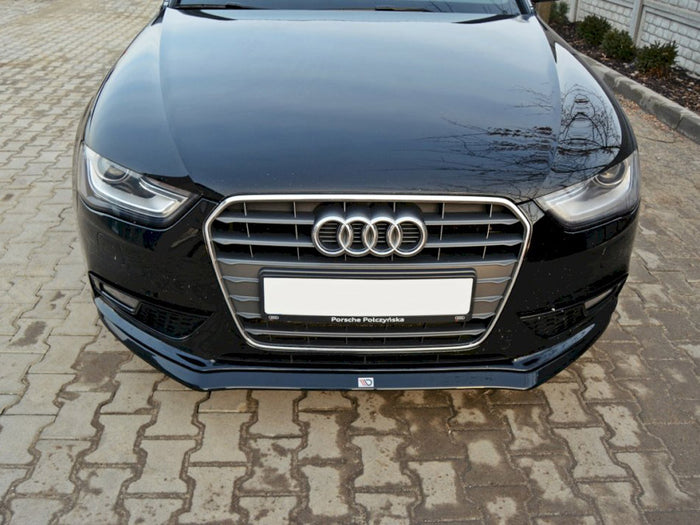 Audi A4 B8 (Facelift) Front Splitter V.2 - Maxton Design