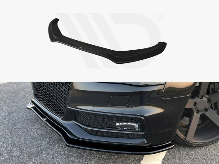 Audi S4 B8/ A4 B8 S-line Facelift Front Splitter V.2 - Maxton Design
