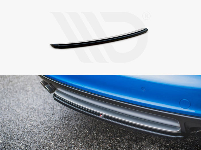 Audi S4/ A4 S-line B8 Sedan (2008-2011) Central Rear Splitter - Maxton Design