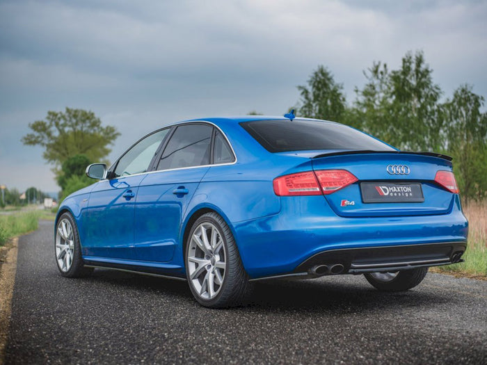 Audi S4/ A4 S-line B8 Sedan (2008-2011) Central Rear Splitter - Maxton Design