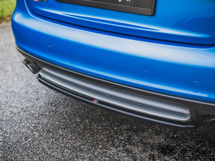 Audi S4/ A4 S-line B8 Sedan (2008-2011) Central Rear Splitter - Maxton Design