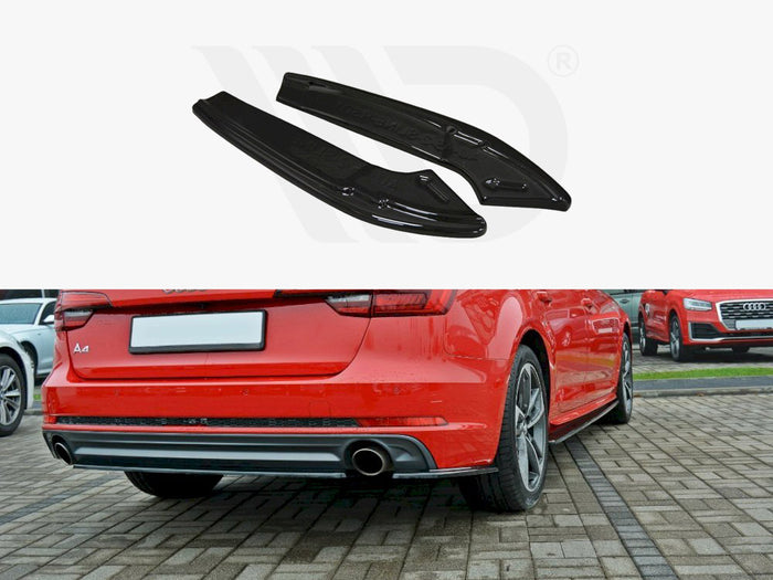 Audi A4 B9 S-line Avant (2015 - UP) Rear Side Splitters - Maxton Design