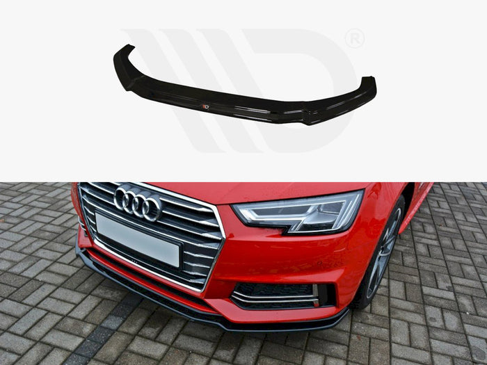 Audi S4/ A4 S-line B9 Front Splitter V1 - Maxton Design
