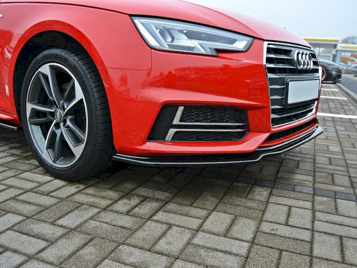 Audi S4/ A4 S-line B9 Front Splitter V1 - Maxton Design