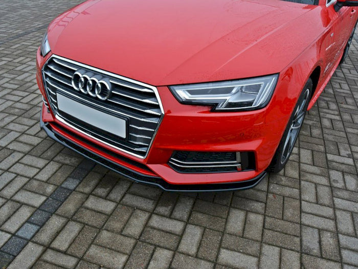 Audi S4/ A4 S-line B9 Front Splitter V1 - Maxton Design