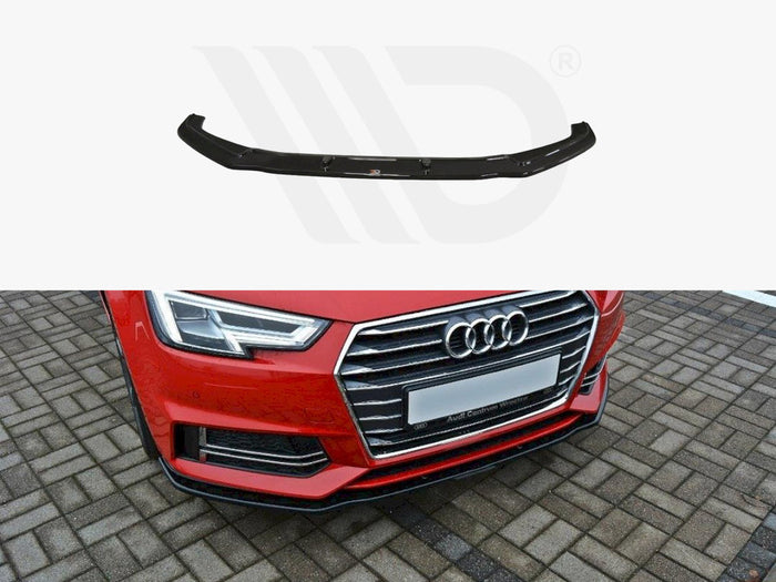 Audi S4/ A4 S-line B9 Front Splitter V2 - Maxton Design