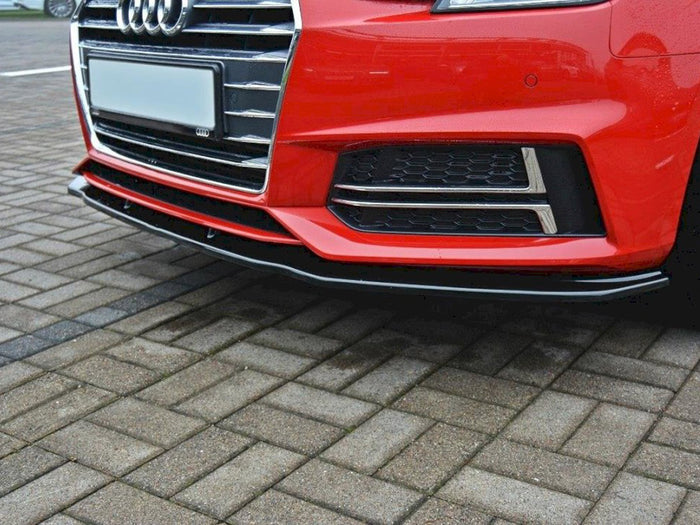 Audi S4/ A4 S-line B9 Front Splitter V2 - Maxton Design