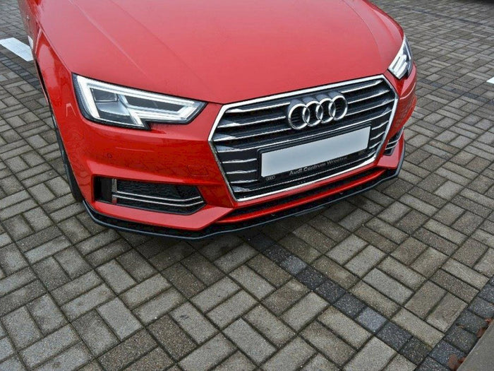 Audi S4/ A4 S-line B9 Front Splitter V2 - Maxton Design