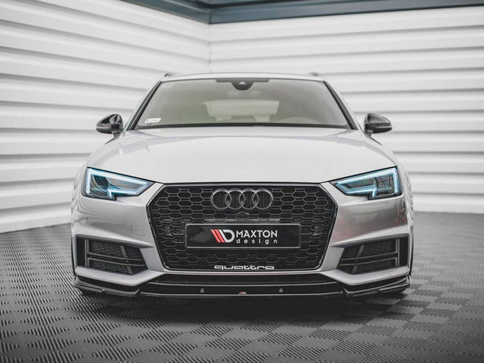 Audi S4 / A4 S-line B9 (2015-2019) Front Splitter V.3 - Maxton Design