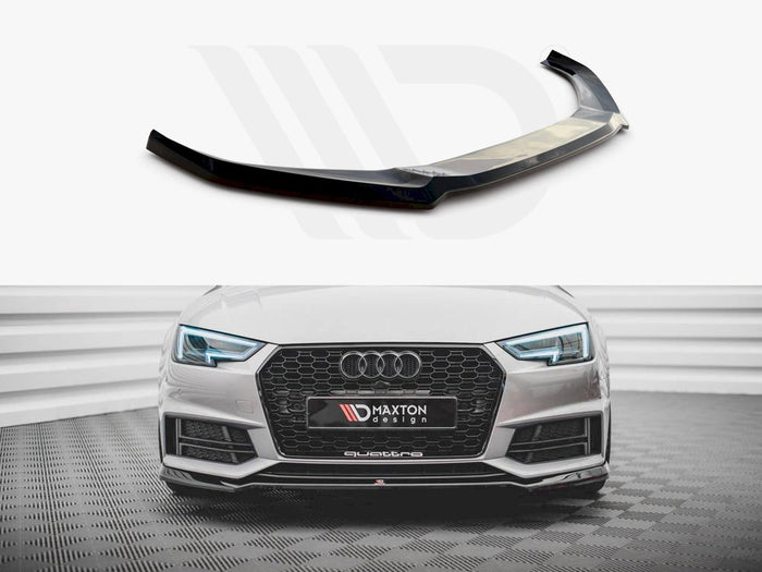 Audi S4 / A4 S-line B9 (2015-2019) Front Splitter V.4 - Maxton Design