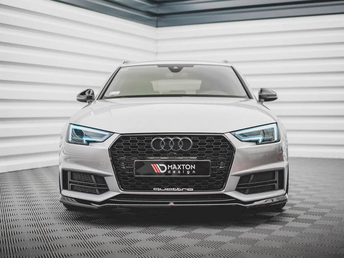 Audi S4 / A4 S-line B9 (2015-2019) Front Splitter V.4 - Maxton Design