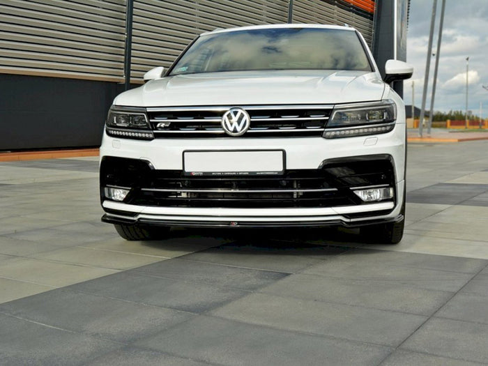 VW Tiguan MK 2 R-line (2015-2019) Front Splitter V.1 - Maxton Design