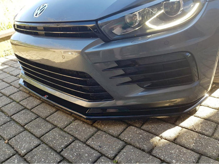 VW Scirocco MK3 R Facelift (2014-2017) Front Splitter V.1 - Maxton Design