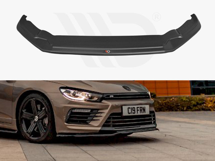 VW Scirocco MK3 R Facelift (2014-2017) Front Splitter V.2 - Maxton Design