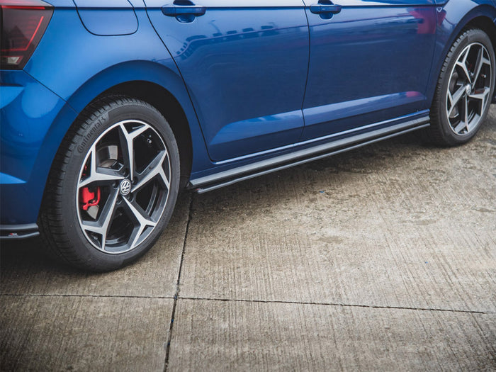 VW Polo GTI MK6 (2017-2021) Maxton Racing Side Skirts Diffusers - Maxton Design