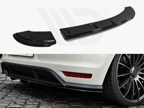 VW Polo MK5 GTI Facelift (With A Vertical BAR) (2015-2017) Rear Splitter - Maxton Design