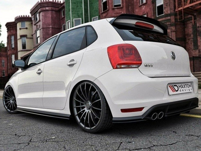 VW Polo MK5 GTI Facelift (With A Vertical BAR) (2015-2017) Rear Splitter - Maxton Design
