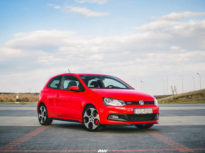 VW Polo MK5 GTI 6R Pre-facelift (2009-2014) Front Splitter V.2 - Maxton Design