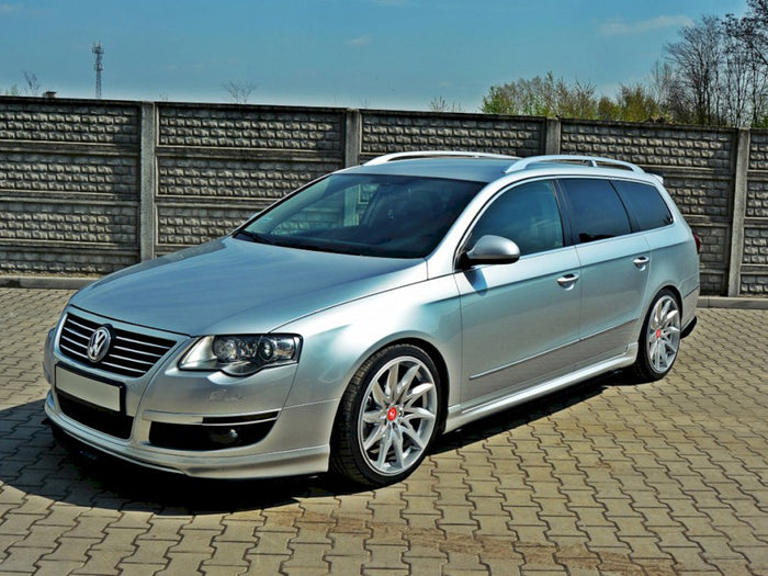 VW Passat B6/B7 R-line Racing Side Skirts Diffusers - Maxton Design