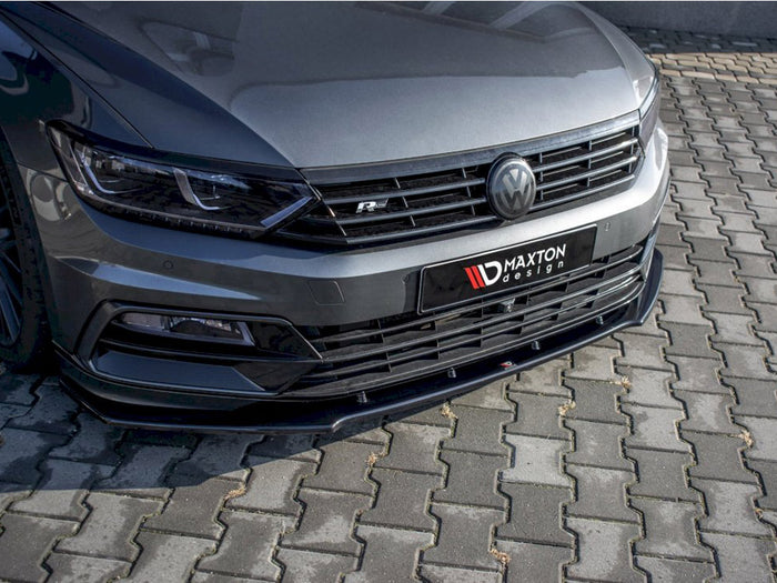 VW Passat R-line B8 (2015-19) Front Splitter V.1 - Maxton Design