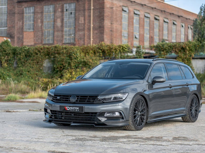 VW Passat R-line B8 (2015-19) Front Splitter V.2 - Maxton Design