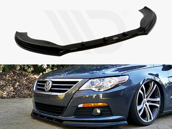 VW Passat CC Preface Model, Standard Bumper Front Splitter - Maxton Design