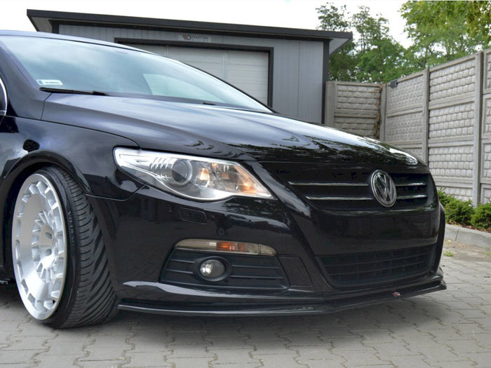 VW Passat CC Standard (2008-2012) Front Splitter V.2 - Maxton Design