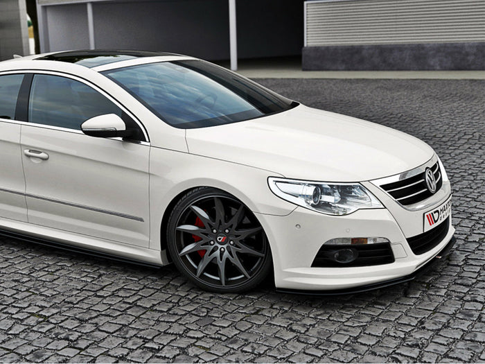VW Passat CC R36 Rline (Preface) Front Splitter - Maxton Design