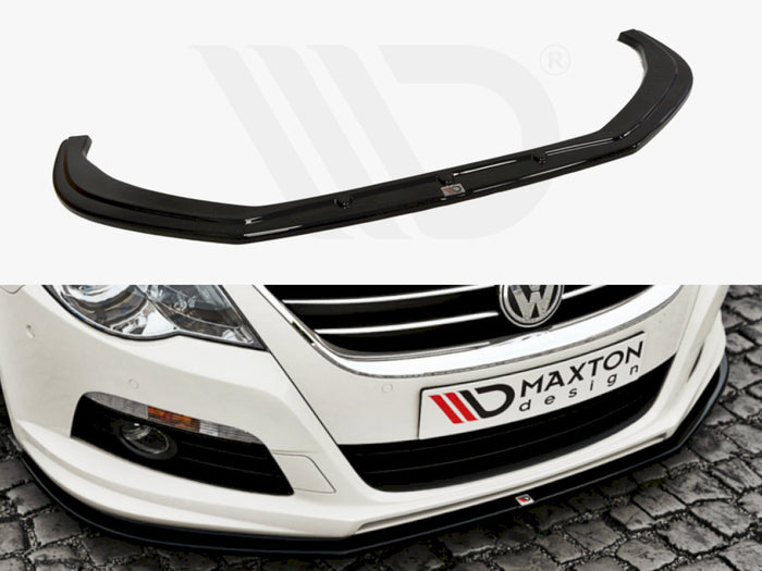 VW Passat CC R36 Rline (Preface) Front Splitter - Maxton Design