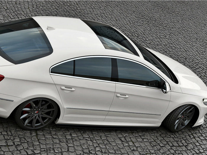VW Passat CC R36 Rline (Preface) Side Skirts Diffusers - Maxton Design