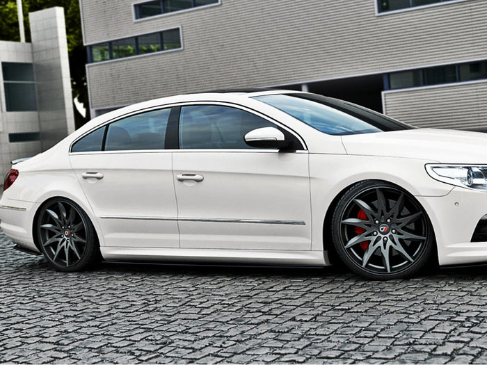 VW Passat CC R36 Rline (Preface) Side Skirts Diffusers - Maxton Design