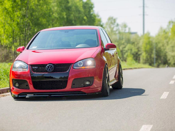 VW Golf V GTI (For GTI 30TH Front Bumper Spoiler) Front Splitter - Maxton Design