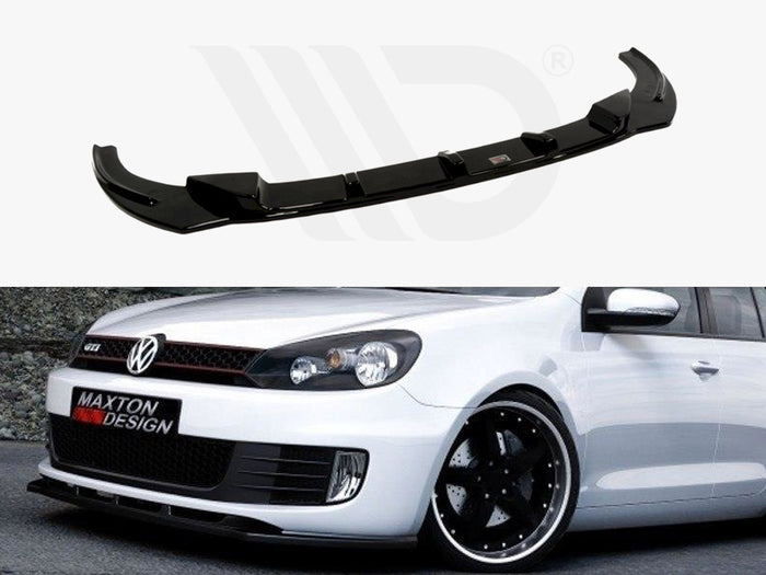 VW Golf VI GTI Front Splitter - Maxton Design