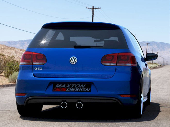 VW Golf V R32 Look For VW Golf VI GTI (2008-2012) Rear Valance - Maxton Design