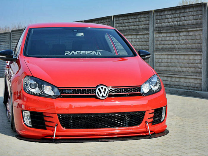 VW Golf MK6 GTI 35TH Front Racing Splitter - Maxton Design