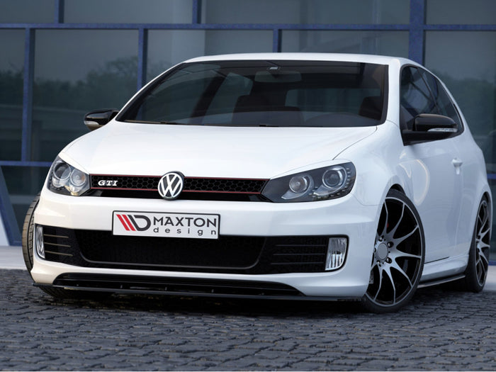 VER.2 VW Golf VI (For Golf GTI 35TH) Front Splitter - Maxton Design