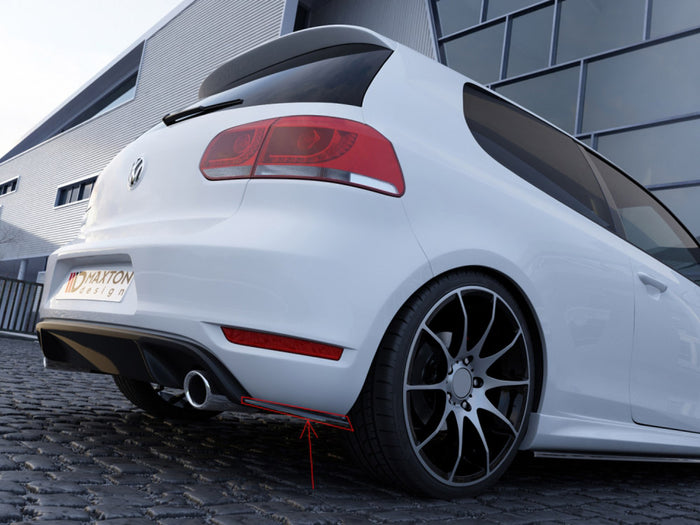 VW Golf VI GTI 35TH Rear Side Splitters - Maxton Design